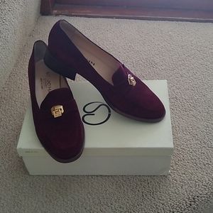 Burgundy Suade ST. JOHN Sport Loafers